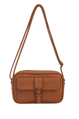 Crossbody taske med spænde front 24x7x15cm by Eric Bags