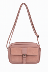Crossbody taske med spænde front 24x7x15cm by Eric Bags