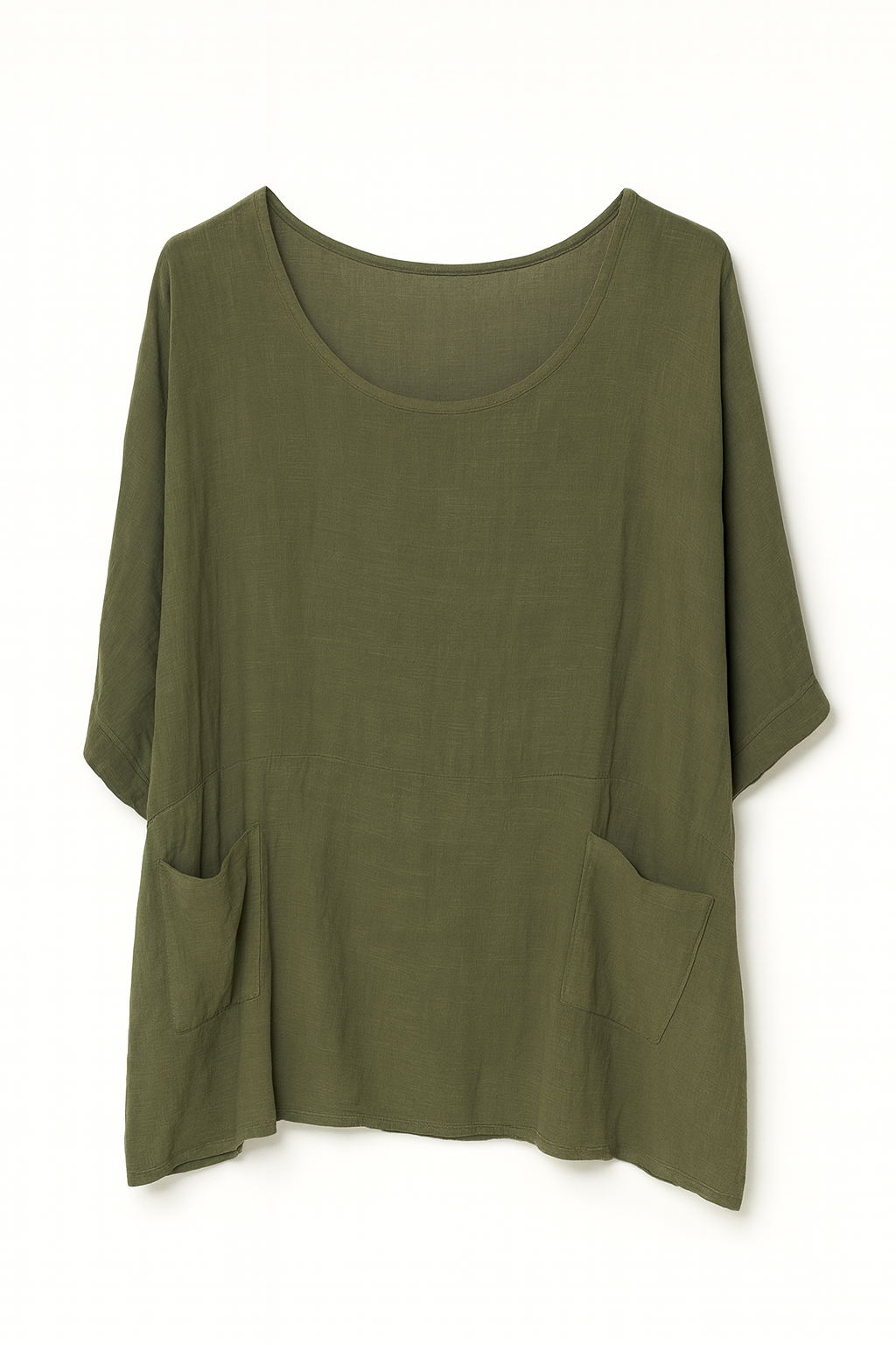 Oversize bluse med lommer - Brystmål 160cm by Miss Moon