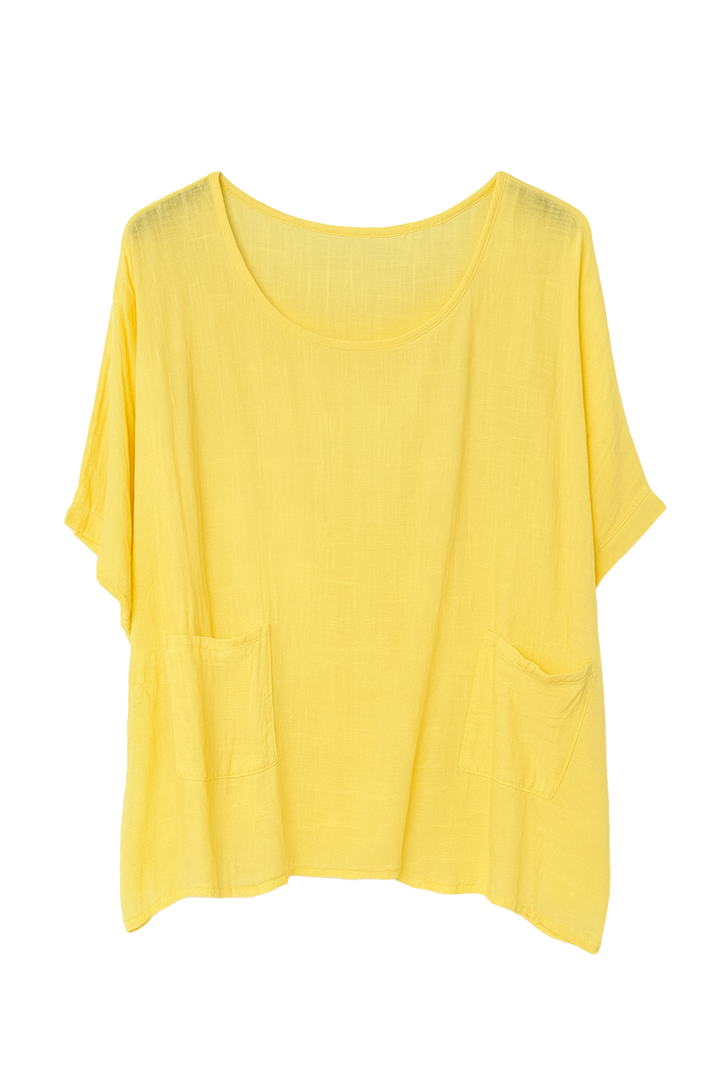 Oversize bluse med lommer - Brystmål 160cm by Miss Moon