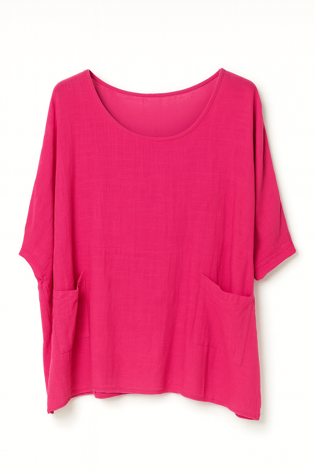 Oversize bluse med lommer - Brystmål 160cm by Miss Moon