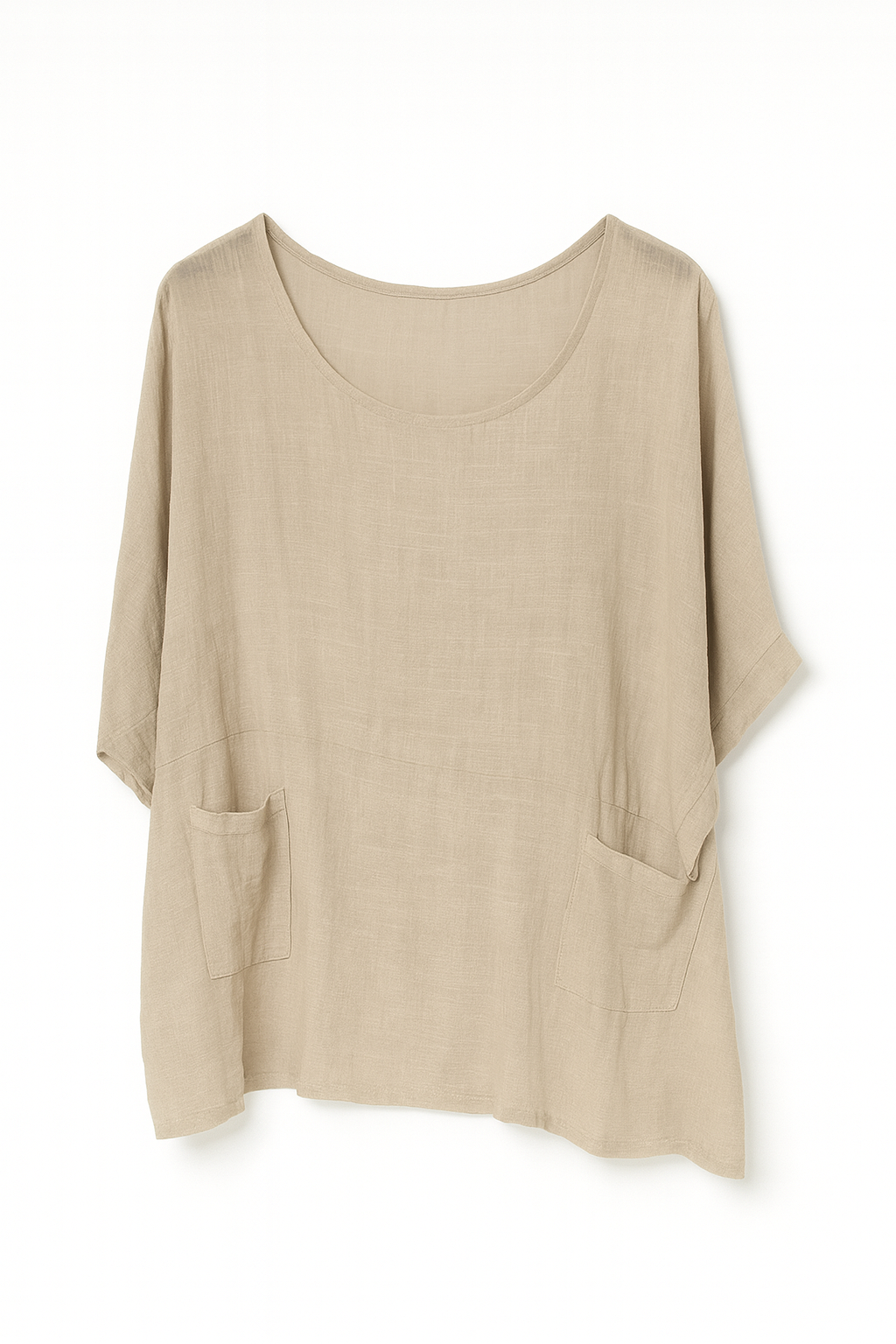 Oversize bluse med lommer - Brystmål 160cm by Miss Moon