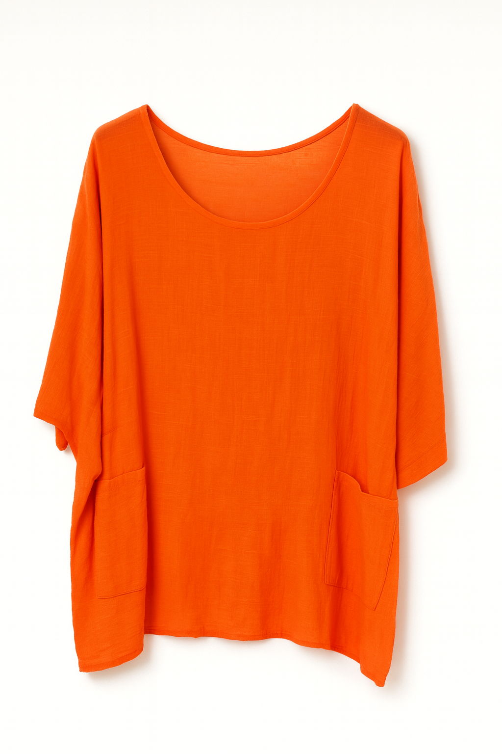 Oversize bluse med lommer - Brystmål 160cm by Miss Moon