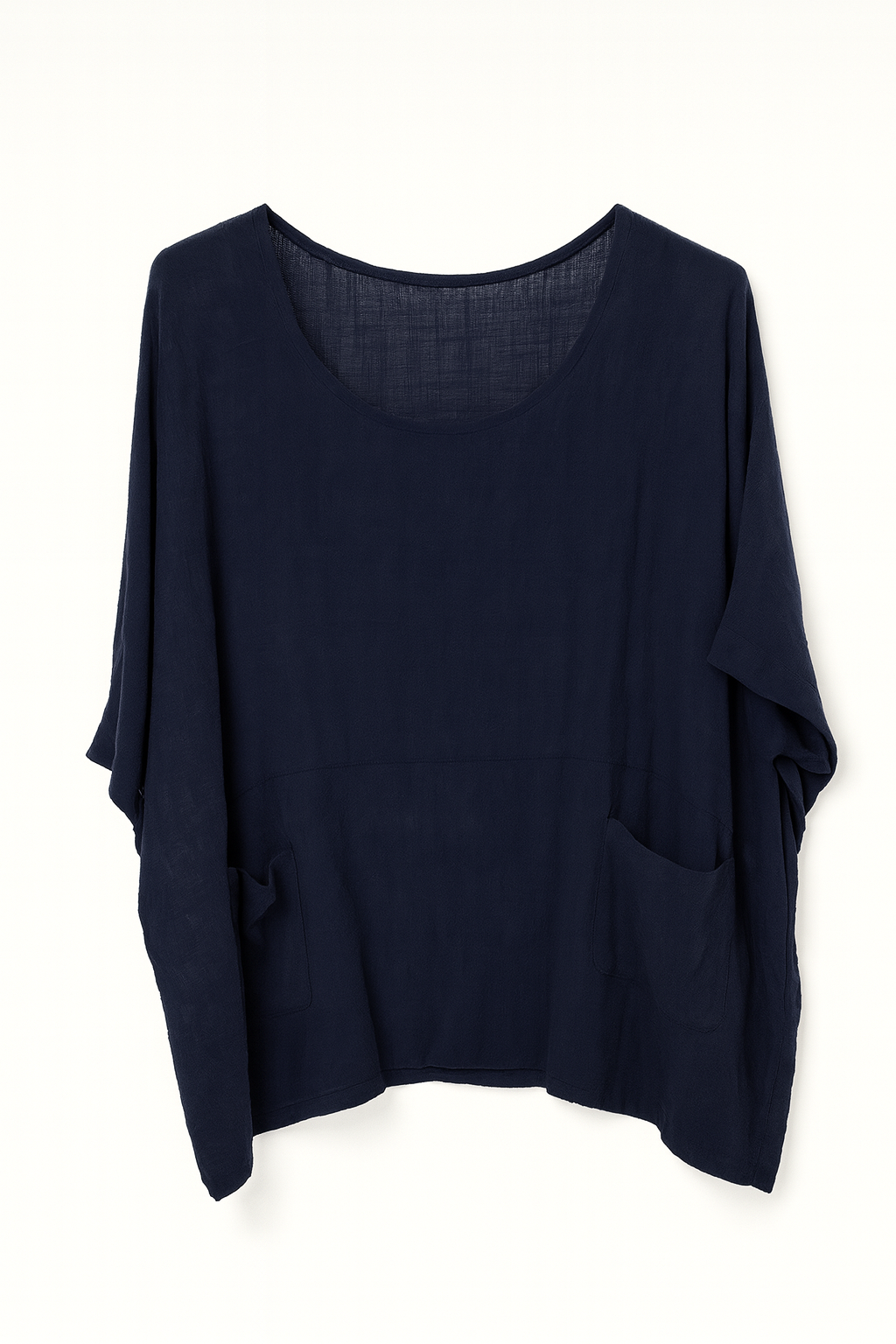 Oversize bluse med lommer - Brystmål 160cm by Miss Moon