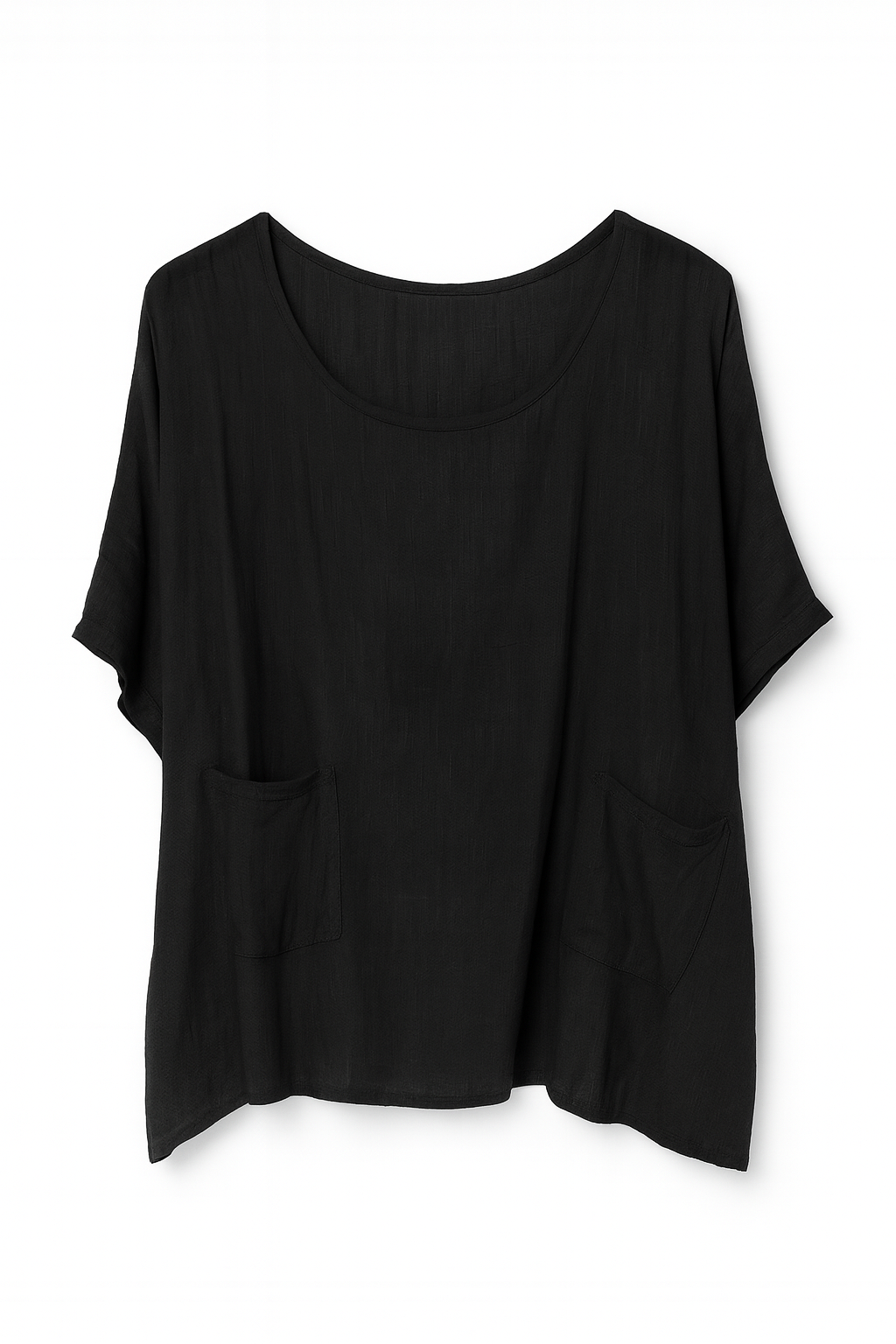 Oversize bluse med lommer - Brystmål 160cm by Miss Moon