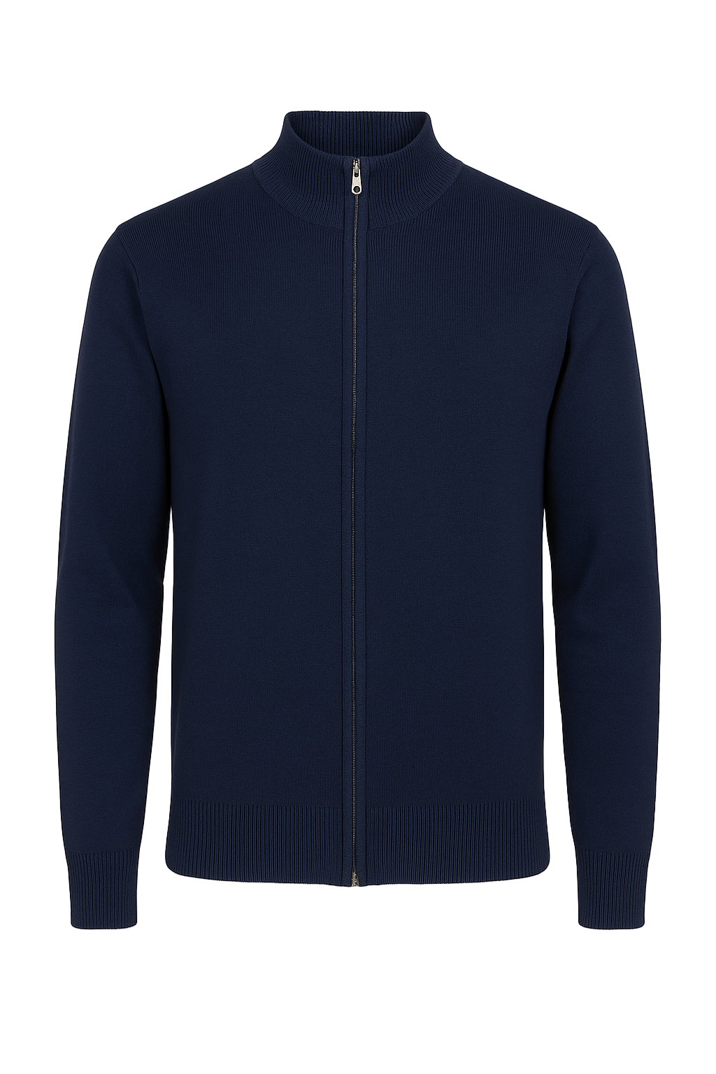 Herre strikcardigan med lynlås - Ingen returret - ITNOV24 by Krone 1