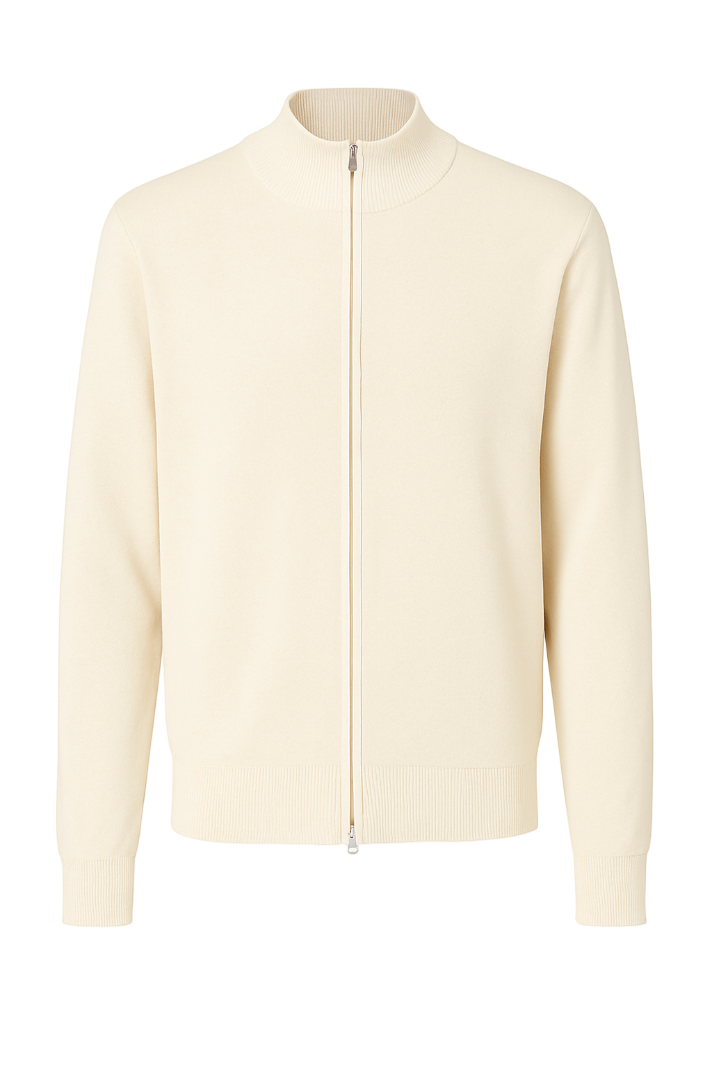 Herre strikcardigan med lynlås - Ingen returret - ITNOV24 by Krone 1