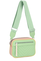 Color block crossbody taske 24x8x18cm - Ingen returret by Eric Bags