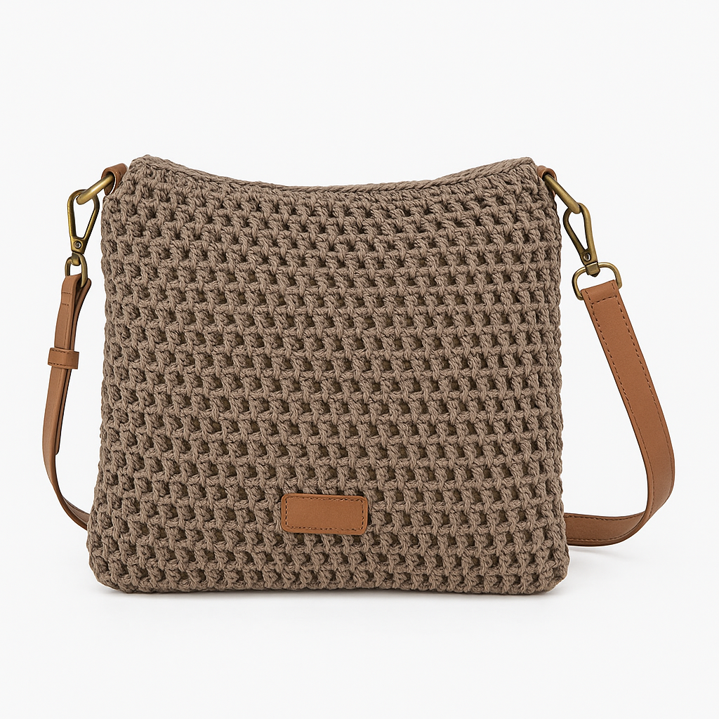 Hæklet taske 30x27cm by JGL