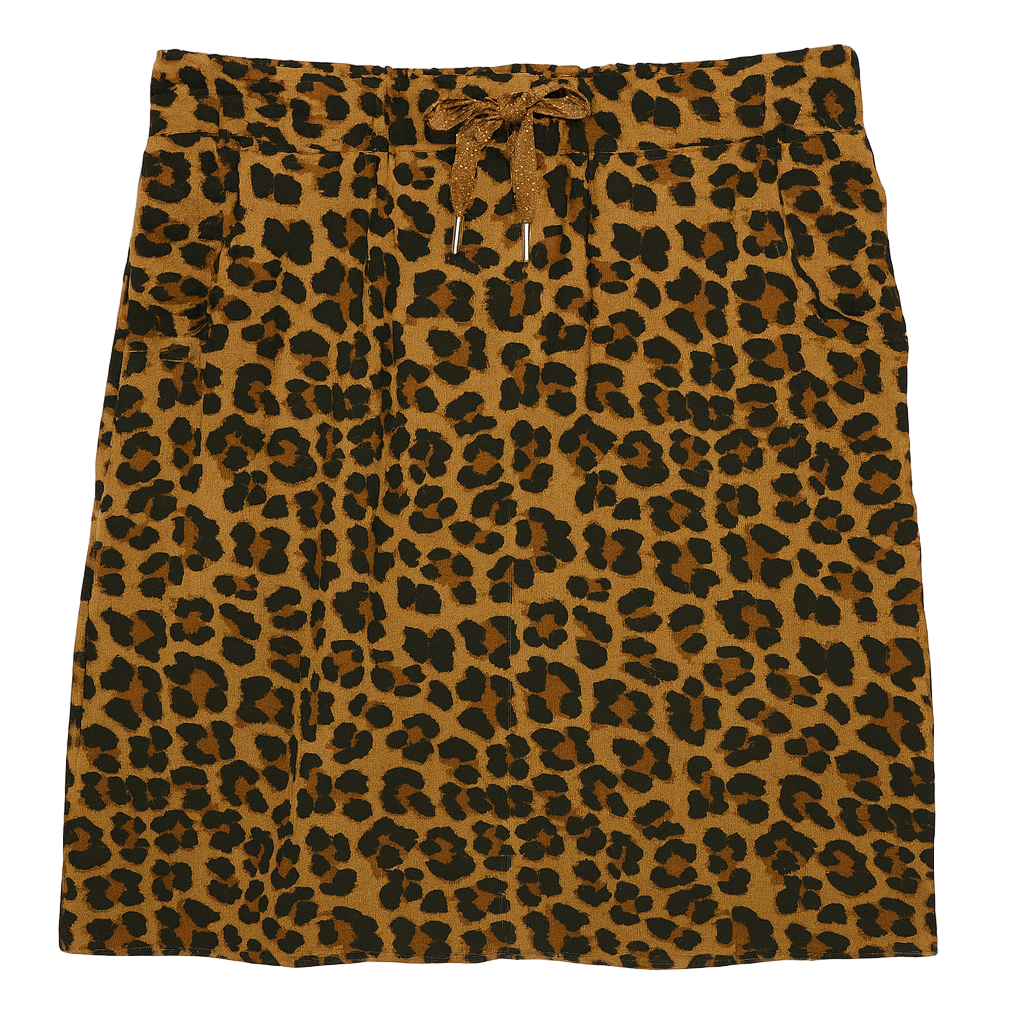 Mirakelnederdel med leopard print by Krone 1