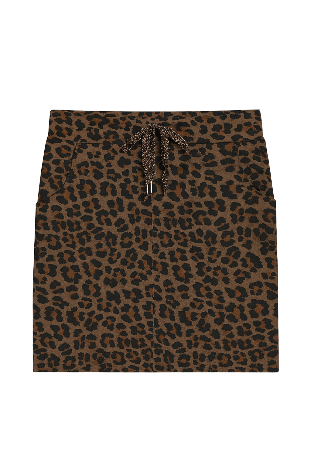 Mirakelnederdel med leopard print by Krone 1