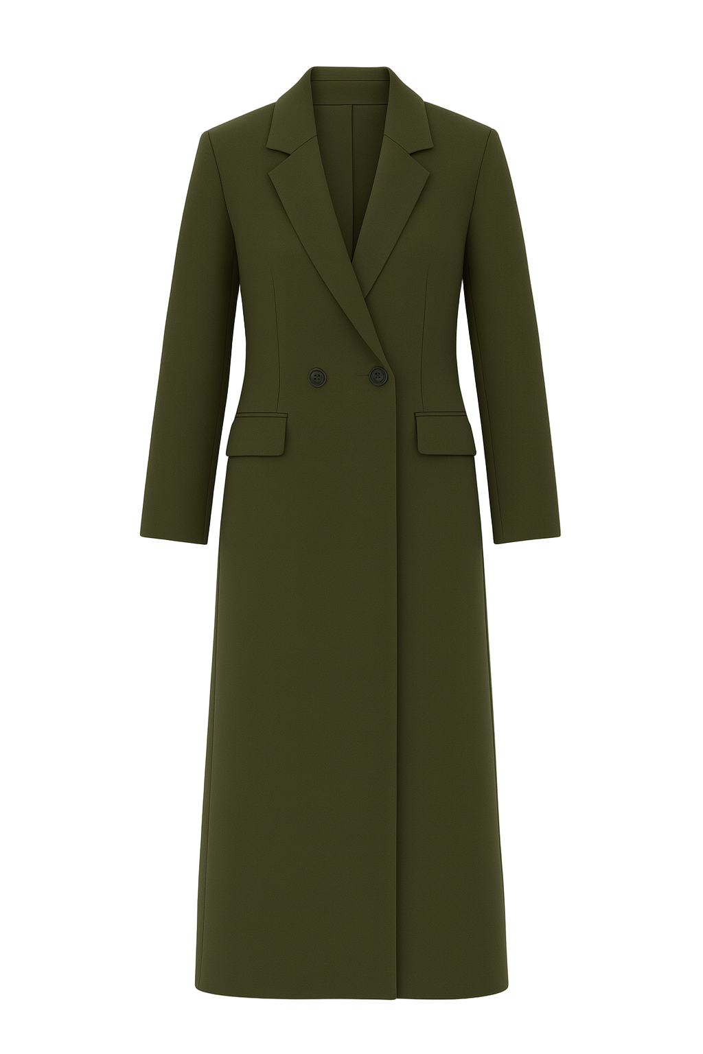 Lang blazer frakke by DLG