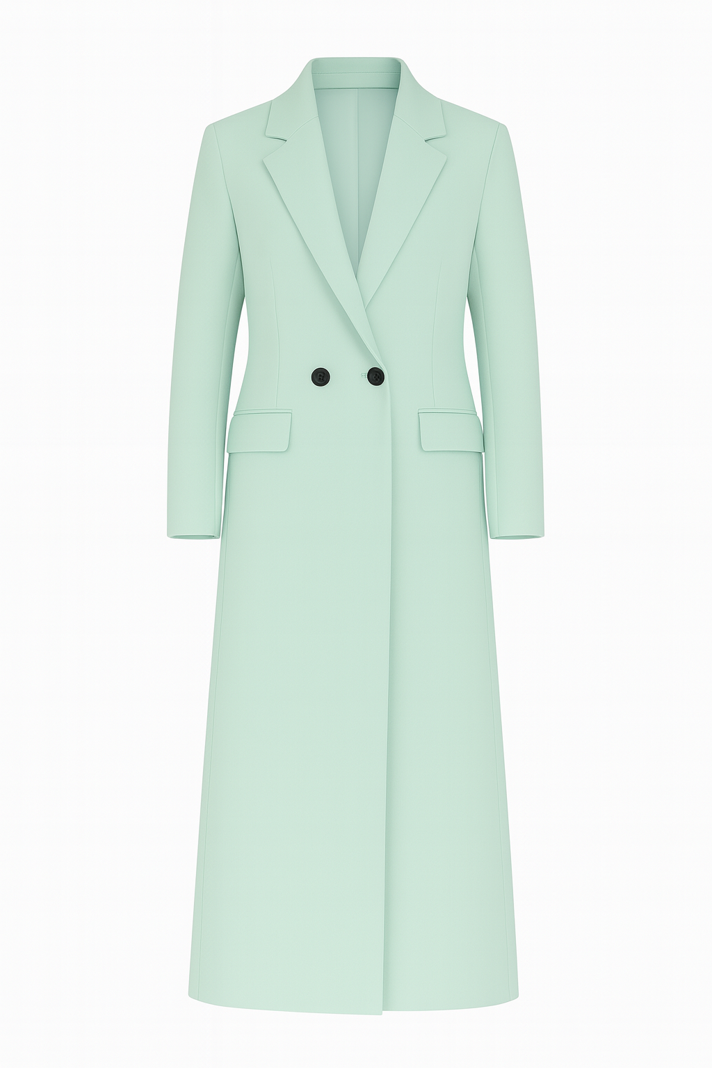 Lang blazer frakke by DLG