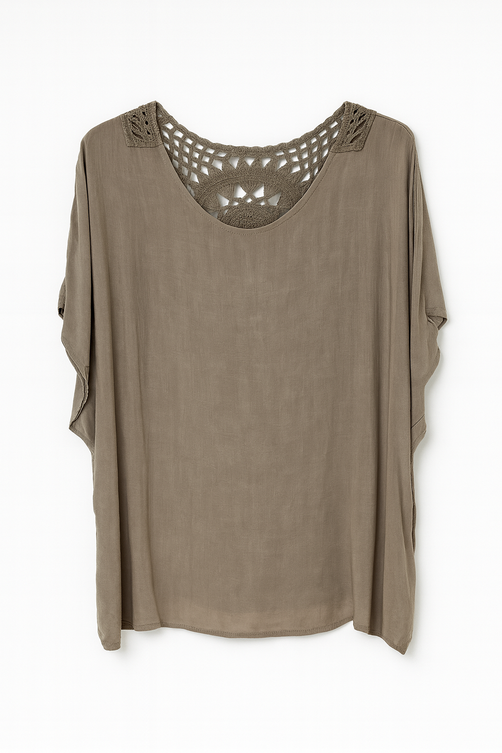 Bluse med hæklet ryg by Krone 1