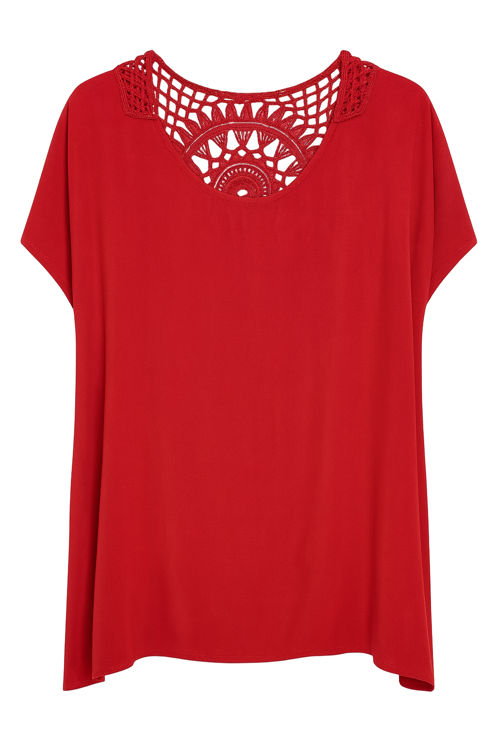 Bluse med hæklet ryg by Krone 1