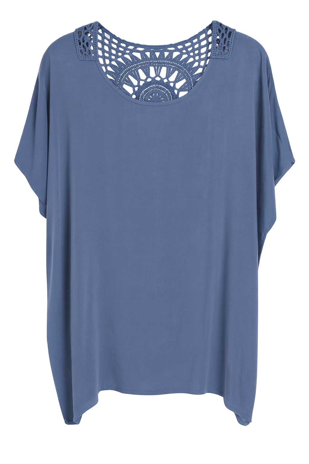 Bluse med hæklet ryg by Krone 1