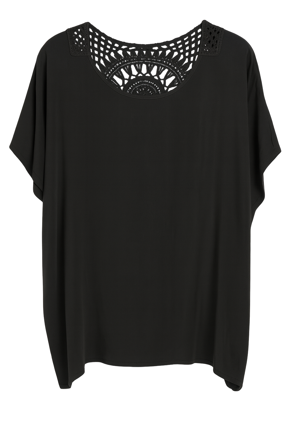 Bluse med hæklet ryg by Krone 1