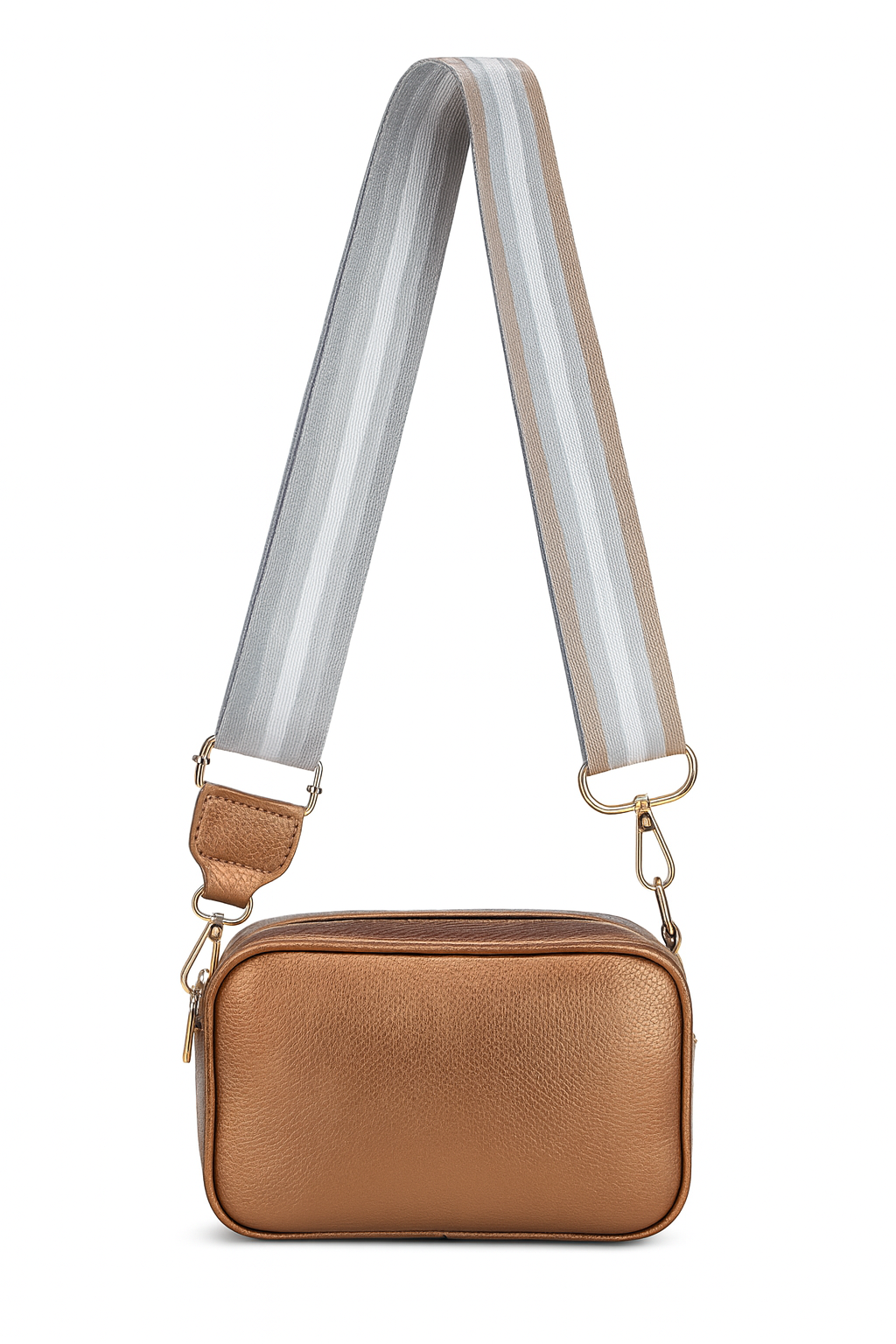 Taske med Taskestrop Metallic L22 x H15 cm by Krone 1