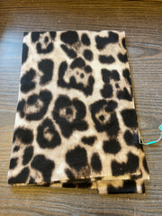 Leopard halstørklæde taupe