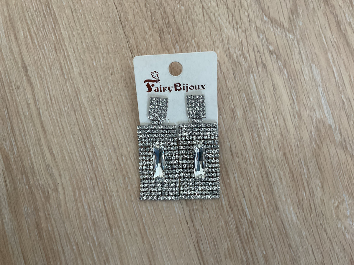 Statement øreringe - sølv by Krone 1