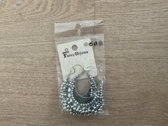 Boho hoop øreringe med vedhæng by Krone 1