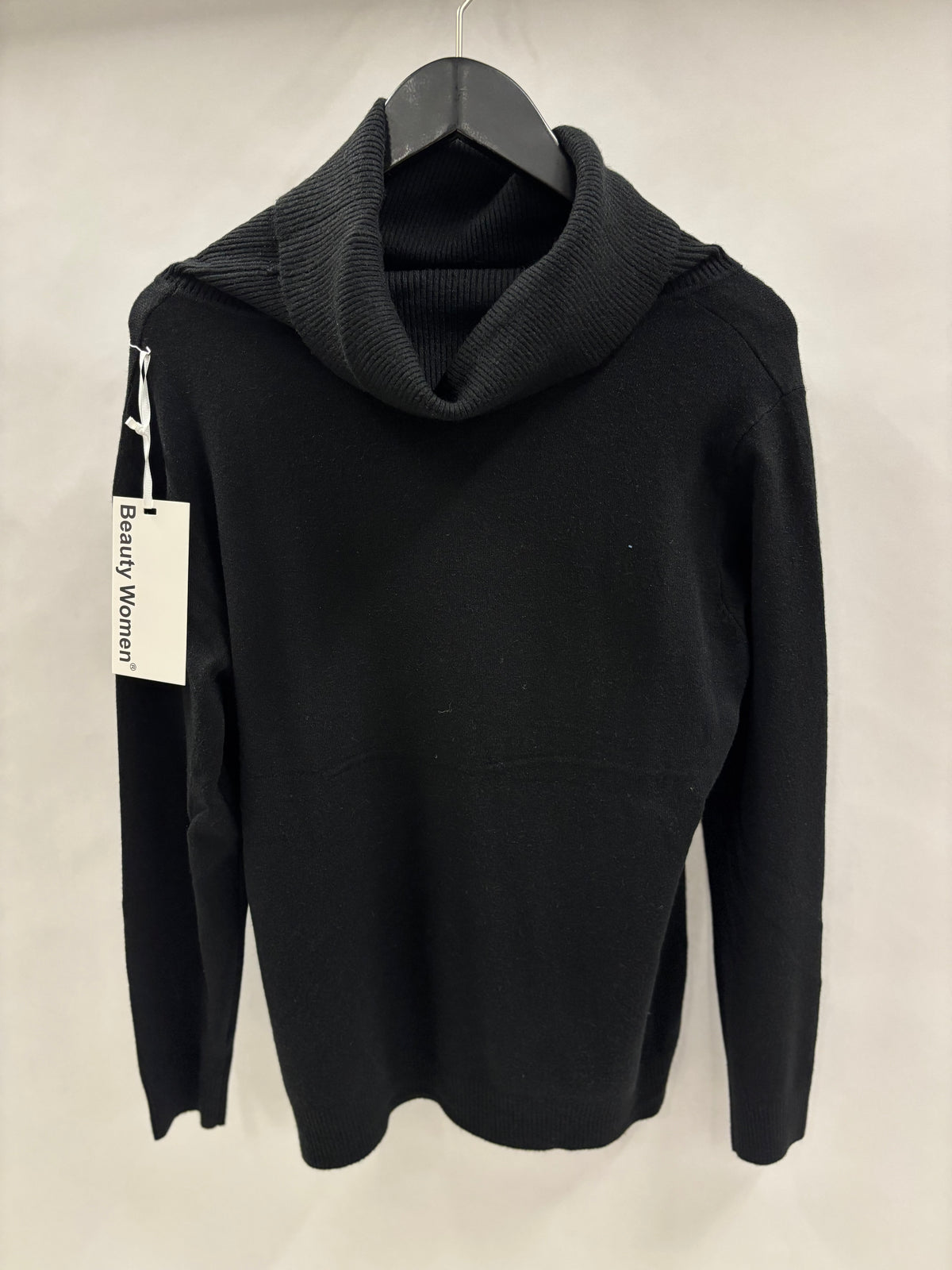 Strikbluse Stor Krave