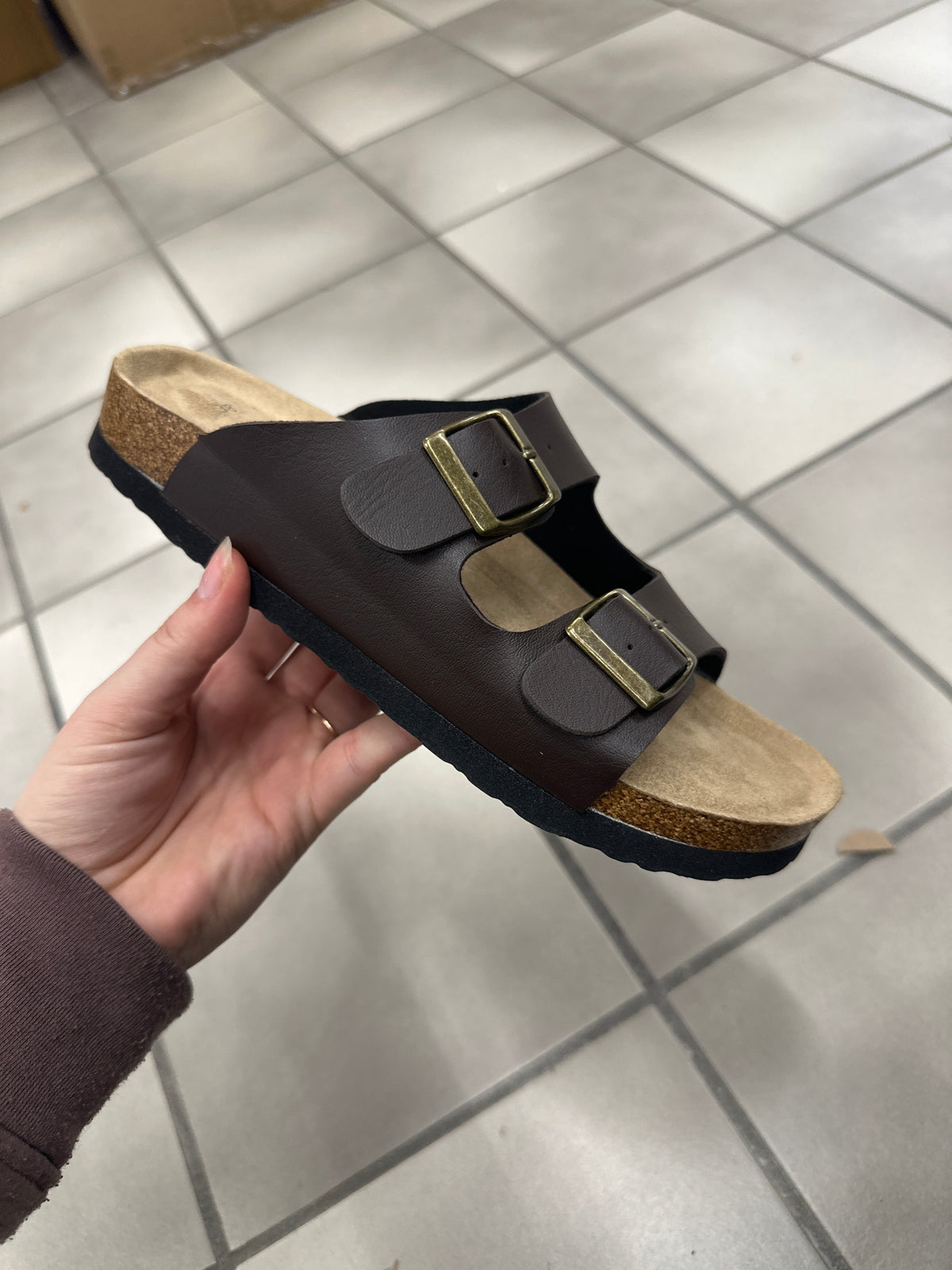 Duffy skind slip on sko by Krone 1