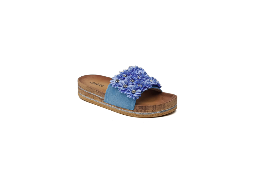 Blomster sandaler med bling