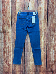 Jeggings med elastik i taljen mørkvask by Krone 1