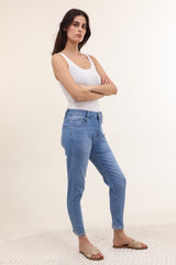 Jeans med bling slids 7/8 by Krone 1