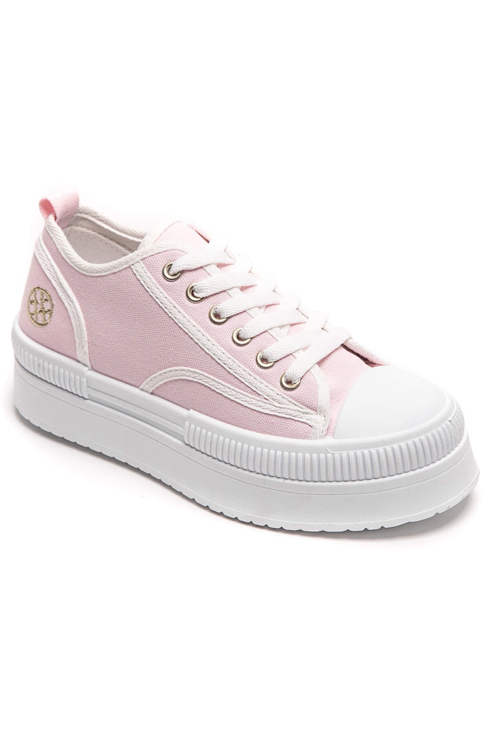 Sneakers med emblem