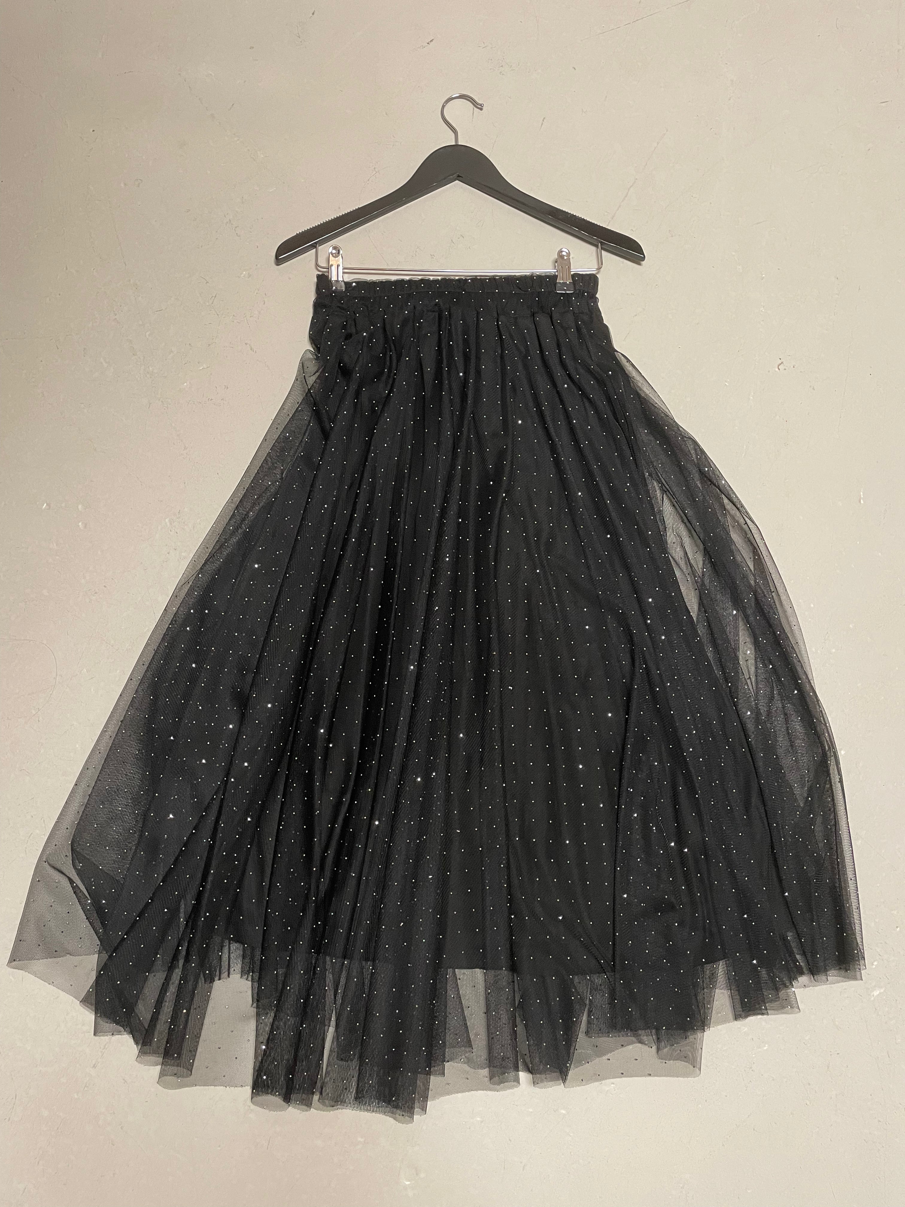 Nederdel med tyl og bling - Ingen returret - ITNOV24