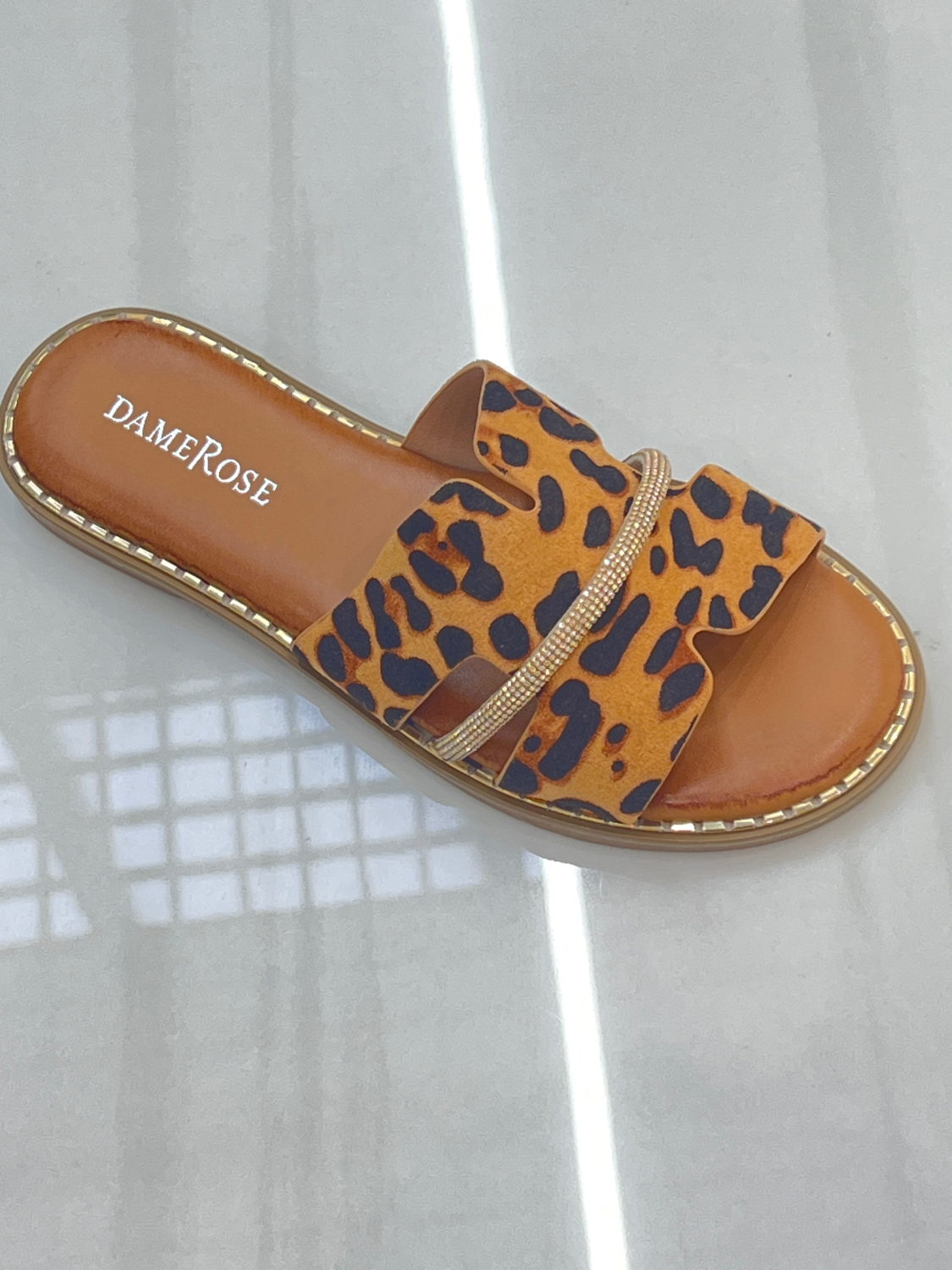 Leopard flade sandaler - ITMARTS25 by Gioia