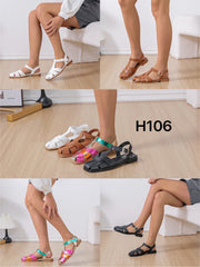 Gladiator sandaler sort by Krone 1