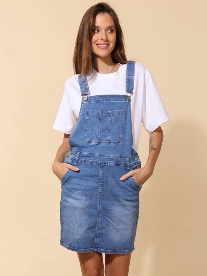 Denim overall nederdel by Krone 1