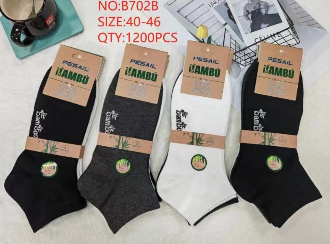 Bambus ankelstrømper 3pak mix - ITMAJ25 by Nikki Intimo