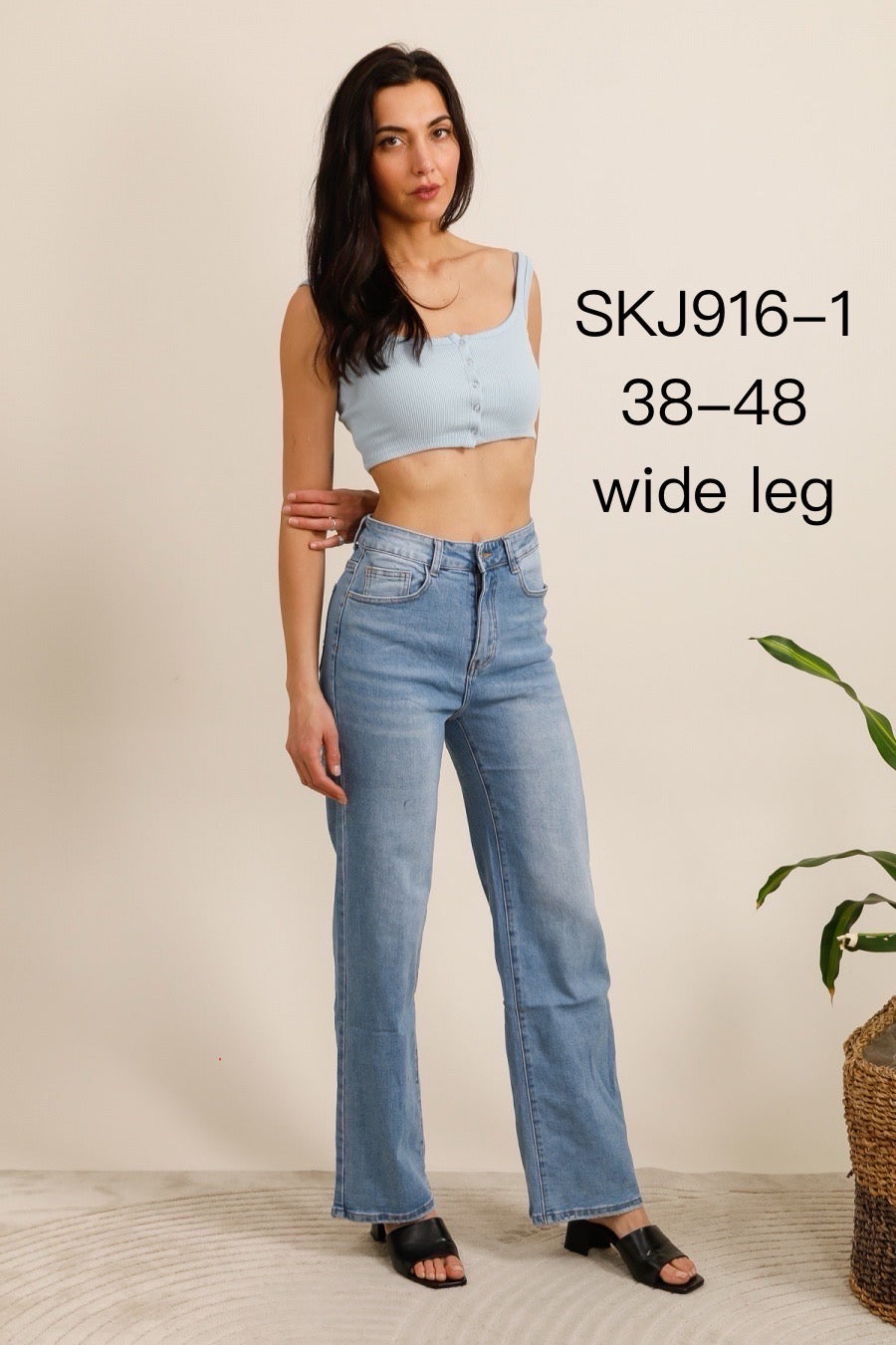 Wideleg jeans