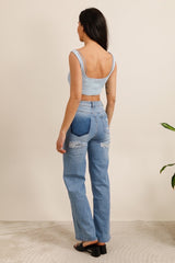 Wideleg jeans