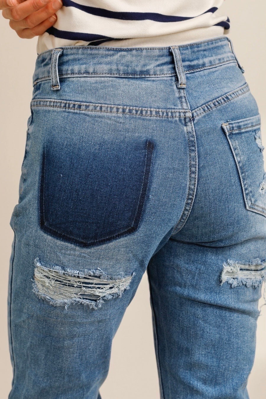 Jeans med rå detaljer by G-Smack