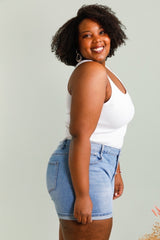 Cowboyshorts lightwash plus size by G-Smack