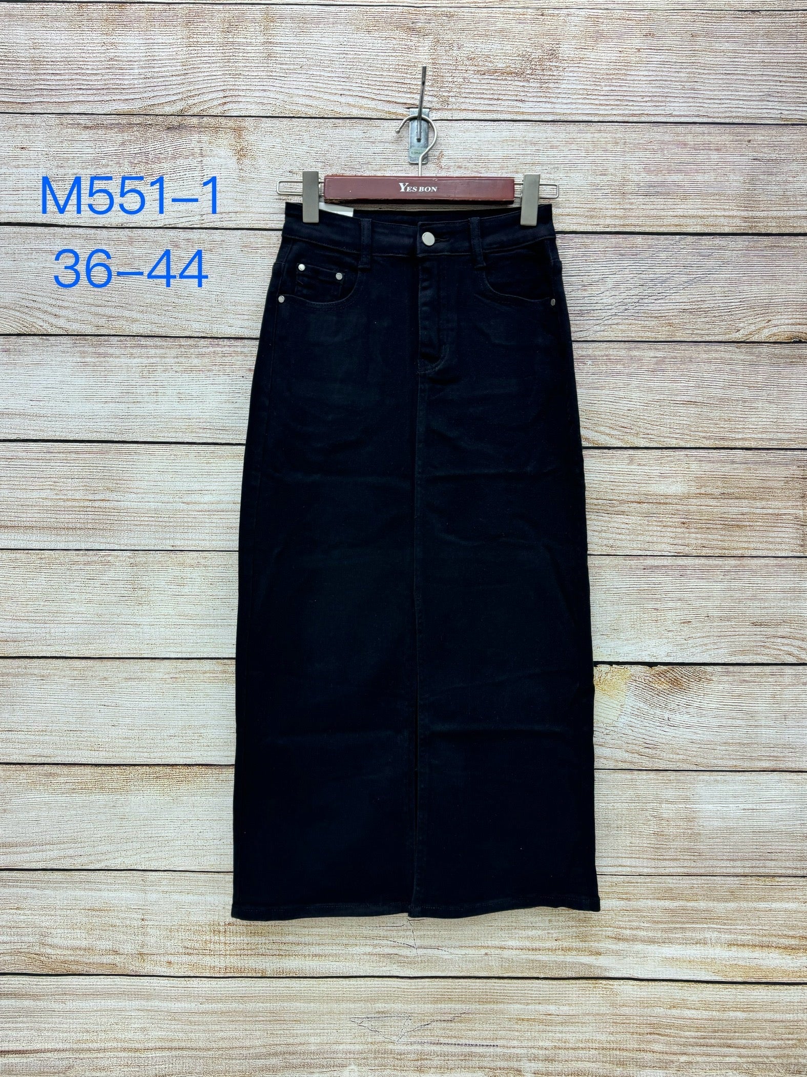 Cowboy nederdel lang med slids by Krone 1