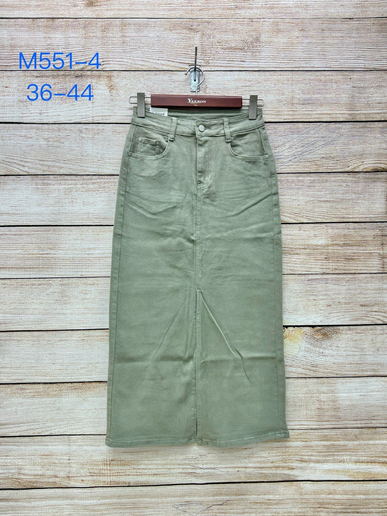 Cowboy nederdel lang med slids by Krone 1