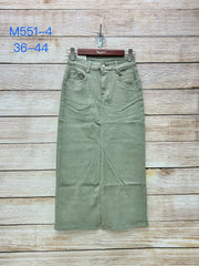 Cowboy nederdel lang med slids by Krone 1