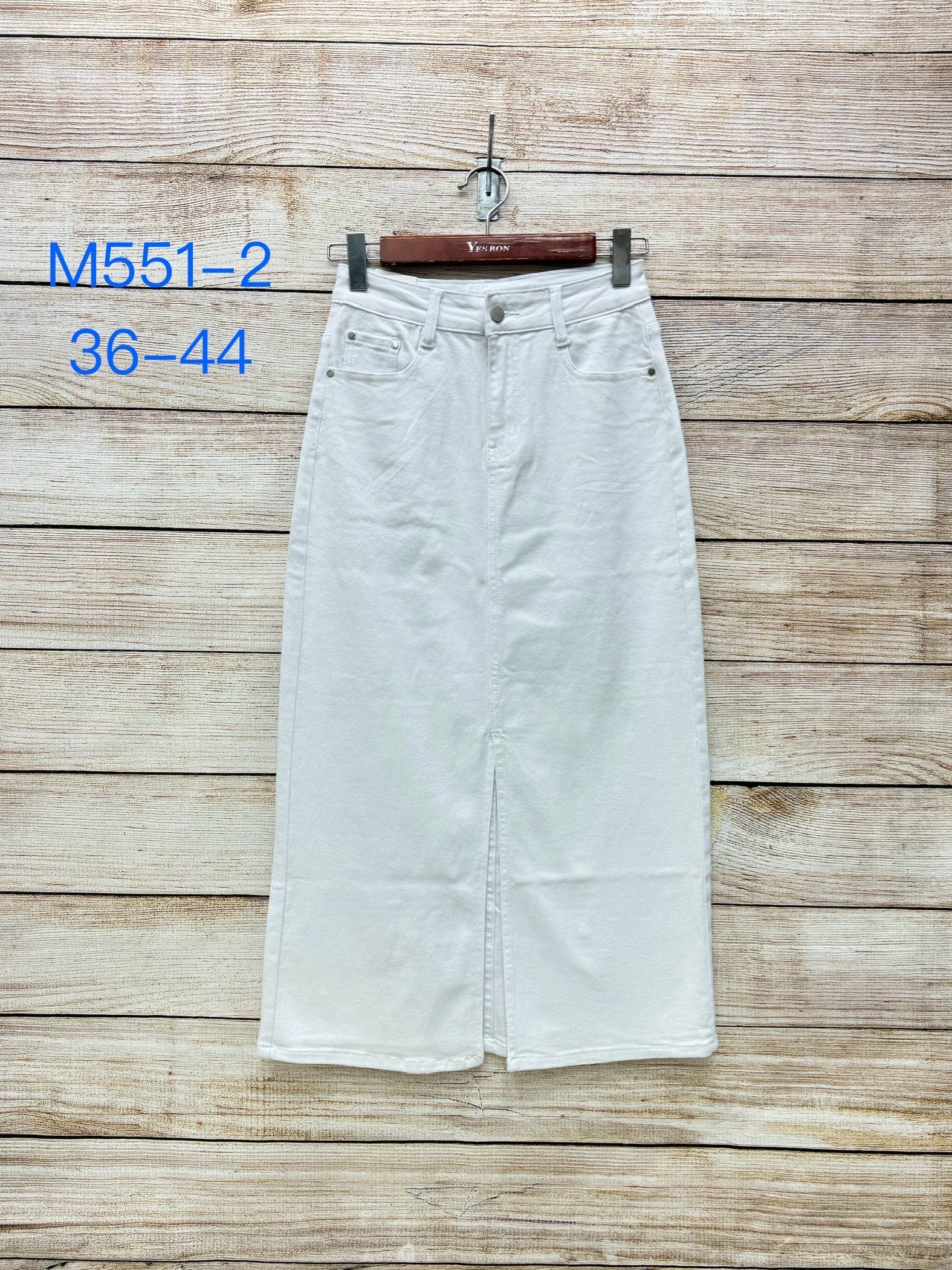 Cowboy nederdel lang med slids by Krone 1