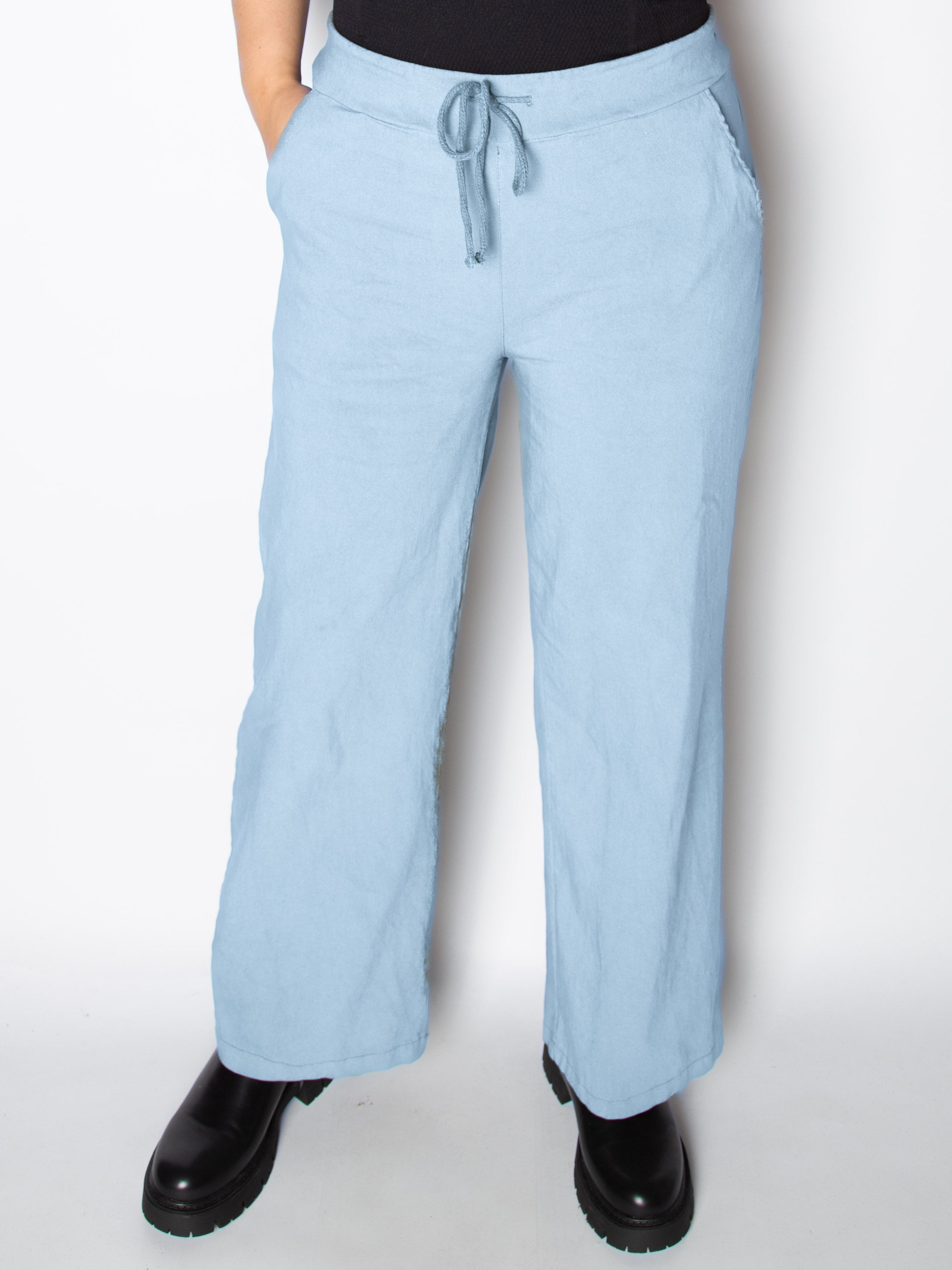 Mirakelbukser med vidde - Viskose Nylon Elastan