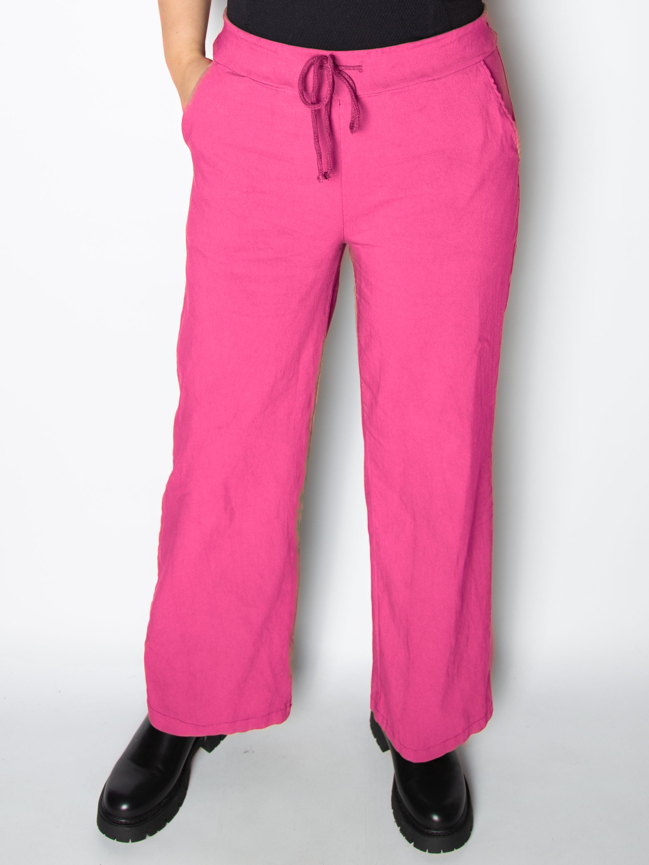 Mirakelbukser med vidde - Viskose Nylon Elastan