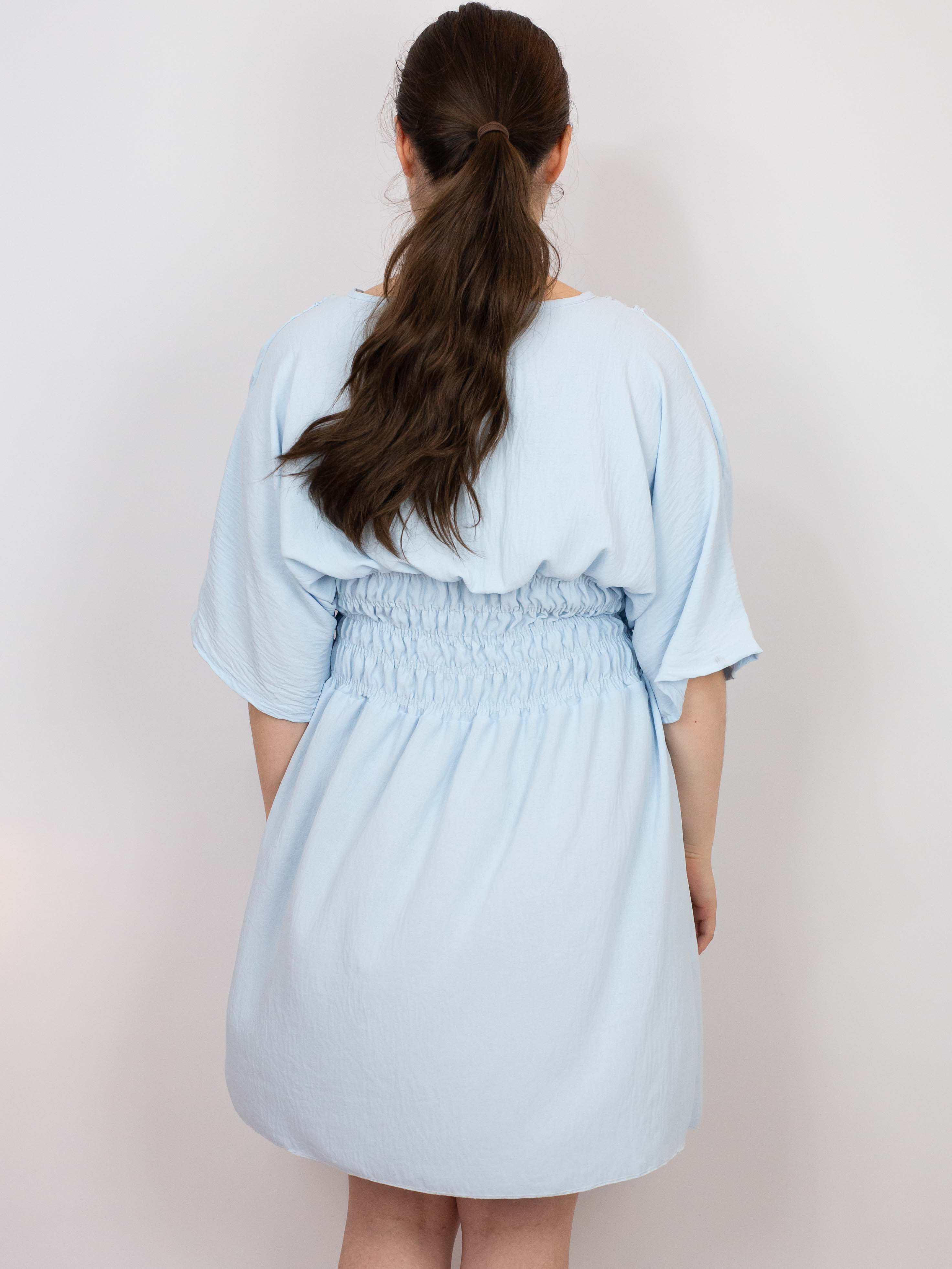 Kjole med smock talje - Brystmål 130cm