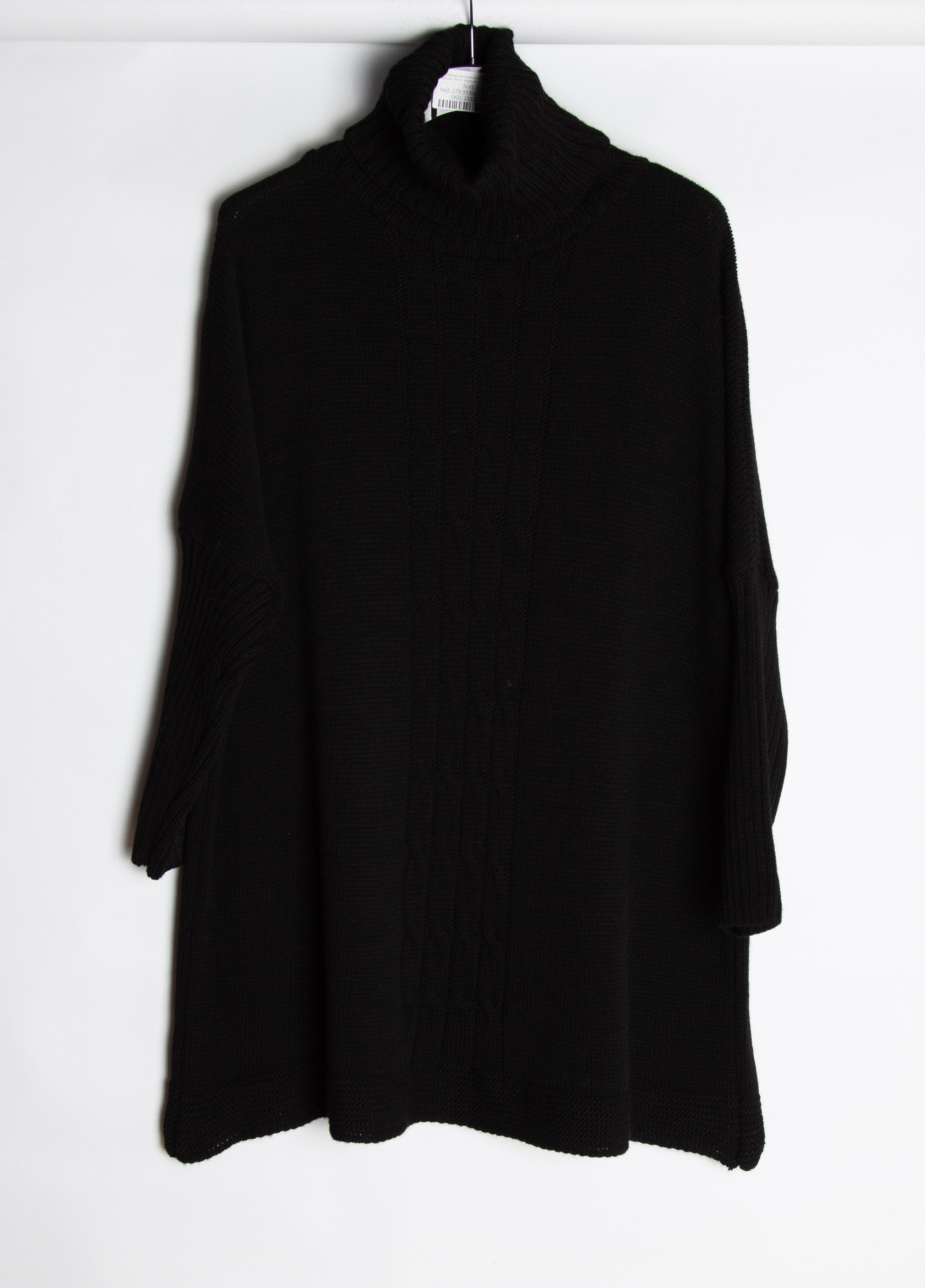 Striktrøje med kabelstrikket front - Brystmål 120cm