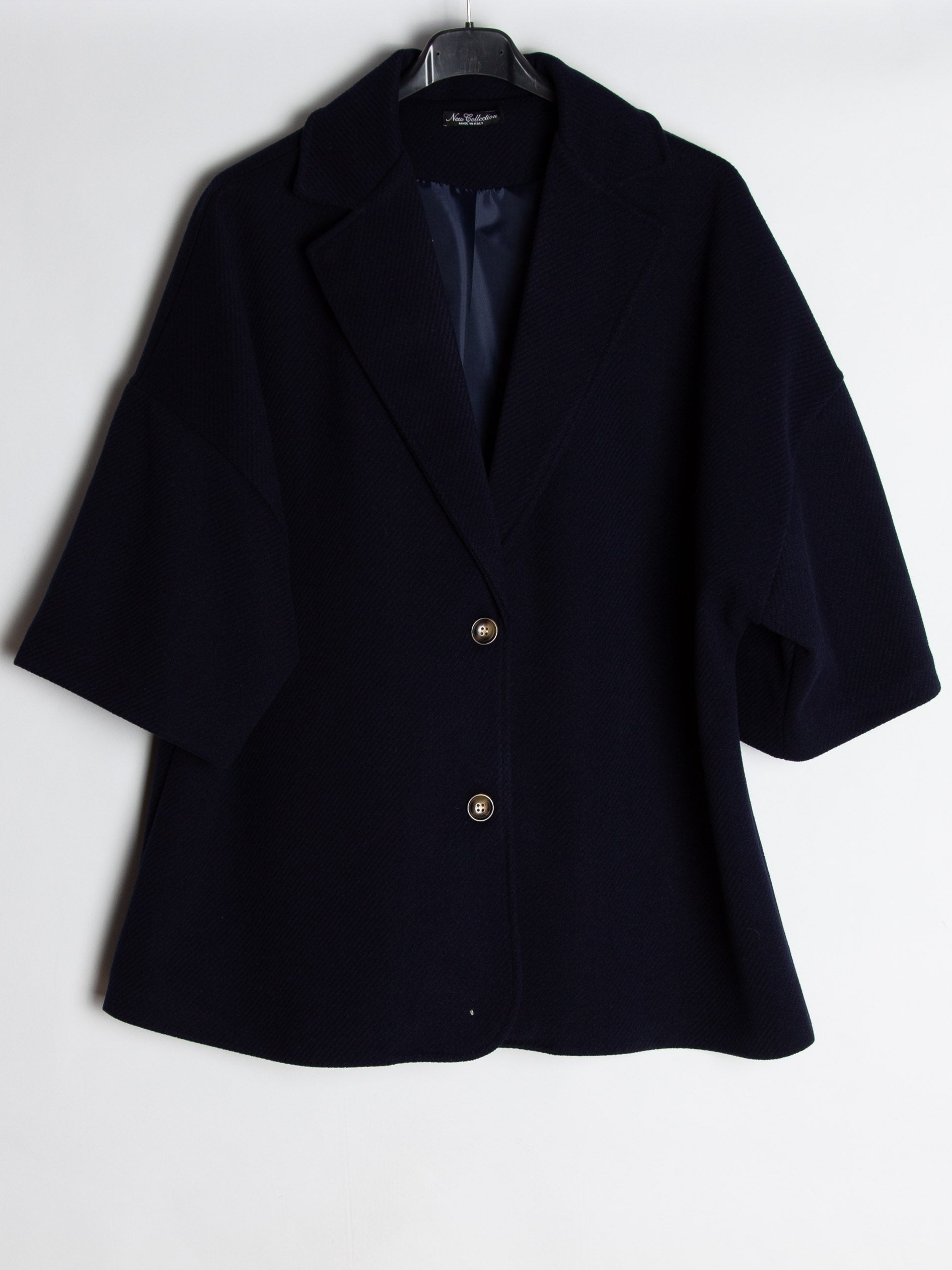 Uldlook vest med knapper
