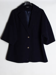 Uldlook vest med knapper
